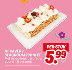  dekavers slagroomschnitt personen stuk 5 99 