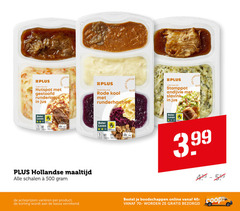  hollandse kant en klaar maaltijd 1 40 500 stijl hutspot gestoofd runderlapje jus beter leven rode kool runderhachee stamppot andijvie slave mb ponte 3.99 schalen varieeren kassa online 