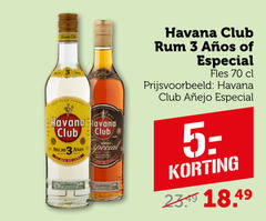  havana club rum 3 5 anejo anos especial fles 