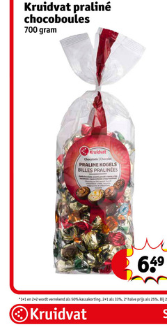 kruidvat huismerk chocolade 1 2 25 33 50 700 pralinee chocolat praline kogels billes assorti cappuccino crispy lait fun croustillants 2e halve 