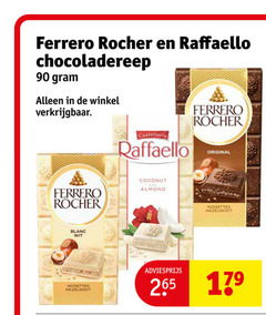  ferrero rocher chocolade 90 raffaello chocoladereep confetteria original coconut and almond blanc wit noisettes hazelnoot 