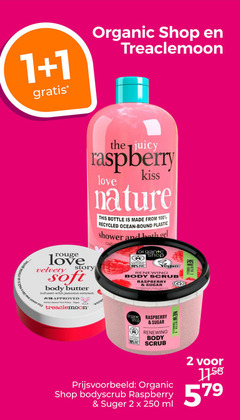  1 2 100 250 organic shop treaclemoon juicy raspberry love kiss nature this bottle from recycled ocean bound plastic shower and bath gel nata organics rouge velvety story soft body butter infused with jasmine extract approved scrub sugar new bodyscrub ml 