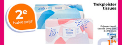  trekpleister huismerk tissues 2 19 90 2e halve stork zacht 3 soft stuks 