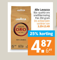  lavazza koffiebonen koffiecups koffie 6 25 100 250 torino italia qualita 5 10 arabica black coffee snelfiltermaling pak varieeren 