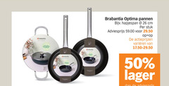  koekenpan 26 30 33 50 brabantia with top recycle optima pannen hapjespan cm stuk varieeren 