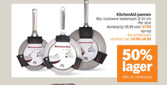  koekenpan 24 50 kitchenaid aluminium pannen cookware cm stuk varieeren 