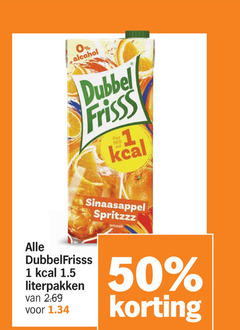  dubbelfrisss fruitdrank 1 50 100 alcohol dubbel frisss sinaasappel spritzzz 