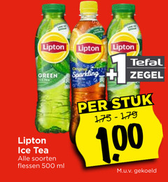  lipton ice tea 1 500 green sparkling soorten flessen ml tefal zegel stuk gekoeld 
