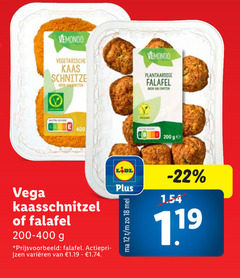  vegetarisch 12 18 200 400 vemondo vegetarische kaas plantaardige falafel nutri score vega kaasschnitzel varieeren ge 
