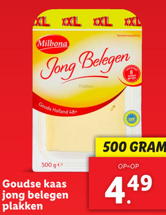  milbona kaasplakken 500 xl xxl jong belegen gouda holland 48 weken ge goudse kaas 