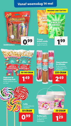  4 14 50 55 candy woensdag breaker free peach r super crunchy munchy freeze dried apple rings assorted assorti appel perzik food festival sweet popcorn zoete bioscoop bak zoet zout salty zoute original 4x zuurstokken cilinder regenboog kers kaneel lolly papa cotton suikerspin aardbei bubblegum and 