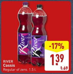  river frisdrank cassis zero sugar regular l 