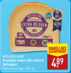  kaas 30 450 stuk nutri score molenland gouda holland belegen 48 minimaal weken natuurgerijpt planet proof taste brussels superior award goudse emel dagelijks assortiment 