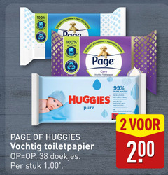  huggies page billendoekjes vochtig toiletpapier 2 30 99 100 200 biologisch afbreekbaar plastic vrije doekje recycled doekjes care water skin loving natural helps to irritation baby cleansing wipes stuk 