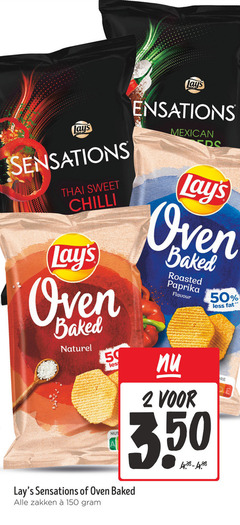  lays chips 2 50 150 sensations thai sweet chilli oven baked naturel les zakken mexican roasted paprika flavour 3 less re 