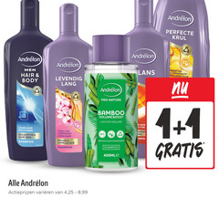  andrelon shampoo conditioner hairspray 1 100 men hair body levendig lang pro nature bamboo volume boost lans luchtig type haar lichaam eucalyptus aloe vera versterkt camellia olie varieeren krul veerkracht 