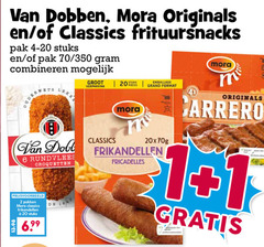  1 2 4 6 19 20 dobben mora originals classics frituursnacks pak stuks 350 combineren emballage grand format oud rundvlees croquetten pakken frikandellen ds carrero 