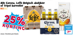  leffe karmeliet corona speciaalbieren blikjes bier krat 3 6 25 30 33 100 belgisch abdijbier tripel nix18 kratten blonde blond la cerveza pak 