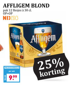  affligem speciaalbieren 12 25 30 blond pak nix18 