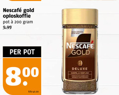  nescafe oploskoffie 200 gold pot kilo soepel 