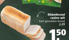  brood 150 ribbelbrood casino wit gesneden 