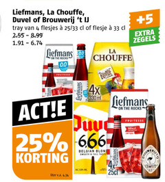  brouwerij t ij liefmans duvel la chouffe speciaalbieren 4 25 33 330 tray flesje 0.0 5 zegels 4x ml blonde fruitesse belgian blond smooth taste liter v.a. 