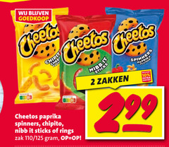 cheetos zoutjes 2 10 cheeta paprika spinners chipito nibb it sticks rings zak nibbit zakken 