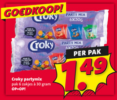  croky chips 6 30 da la fete feestje du partymix pak zakjes party mix cook 
