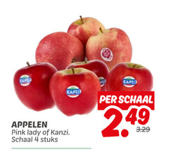  pink lady appels 4 appelen kanzi schaal stuks 