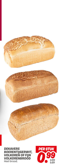  brood dekavers boerentijgerwit volkoren fijn volkorenbrood stuk 