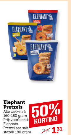  zoutjes 50 180 elephant baked pretzels tomatoes herbs sea salt zakken pretzel stazak 