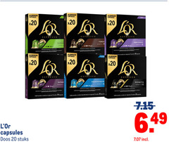  douwe egberts l or koffiecups 11 16 18 19 20 capsules doos stuks aluminium espresso lungo profondo intensity ge compatible with nespresso coffee machines compatibles avec les cafe capsule vel las em elegance forza cape r mcafee ristretto 