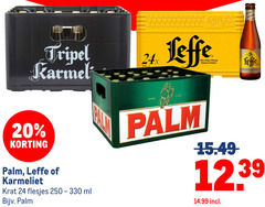 20 22 24 250 251 330 1747 tripel karmel 24x leffe bieere belge belgisch abdijbier onde blond md - blc blonde   korting palm   of karmeliet krat flesjes ml bijv . anno 15.49- 12.39 14.99 incl