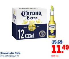  corona speciaalbieren 11 12 100 330 la since cerveza brewed with water ingredients natural origin maize mono doos ml 