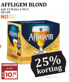  affligem speciaalbieren 12 25 30 blond pak nix18 