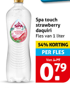  1 spa strawberry daiquiri touch daquiri fles liter 