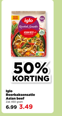  iglo diepvriesmaaltijd 50 450 nieuwe portemonnee roerbak sensatie asian beef le toegevoegde five spices saus nutri score roerbaksensatie zak 