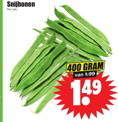  snijbonen 400 zak 