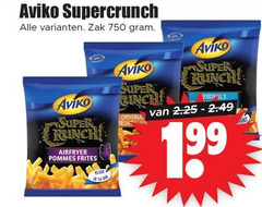  aviko patat 14 750 supercrunch super zak airfryer pommes frites klaar aboriginals original reuk 
