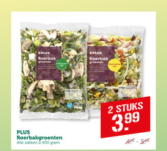  groentenpakket 2 400 roerbak groenten prei rode ui peterselie italiaanse stijl mais sperziebonen paprika witte kool kidneybonen mexicaanse roerbakgroenten zakken stuks 3.99 
