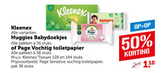  kleenex huggies page billendoekjes tissues vochtig toiletpapier 50 100 128 219 babydoekjes pakken stuks bal aloe sensitive pak natura 