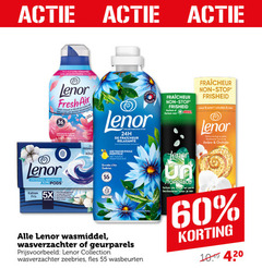  lenor wasmiddel wasverzachter 2 36 55 60 fraicheur ultra geconcentreerde fresh air frais plein buiten gedroogd fris jardins fleurs fleurige bloesem katoen allin reiniging 5x stralen que collection relaxante ontspannende touche essentielle vleugje olie zeebries parfum geurparels fles wasbeurten stop ariel schudden linge perles geurbooster ambre 