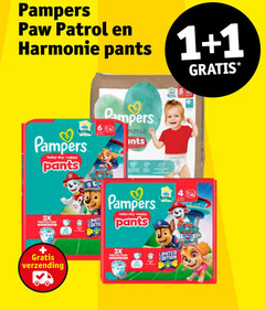  pampers luierbroekjes 1 paw patrol harmonie pants baby dry happy 3x protection verzending limit edition limited 