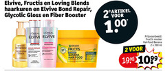  2 3 1998 elvive fructis loving blends haarkuren bond repair gloss booster artikel garnier paris blend lightening elixir shampoo herstelt verbindingen diep complex acid soorten haar verzorging mat dof nourishing banana hair food vitamines droog masque masker ml 