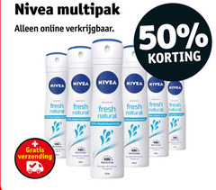  nivea deodorant 50 multipak online fresh natural aluminium verzending protection 