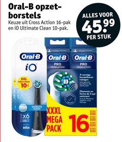  braun oral-b opzetborstel 1 10 16 oral b opzet borstels cross action pak ultimate clean stuk pro xxl megapack borstelharen reinigen gewone qui le les font pas mega pack 