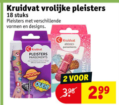  pleisters 2 18 kruidvat stuks vormen designs men dogs touch 