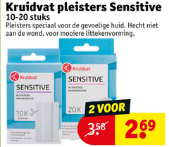  pleisters 2 kruidvat sensitive 10-20 stuks gevoelige huid hecht wond 20x 10x cm pour ses verde peaux 
