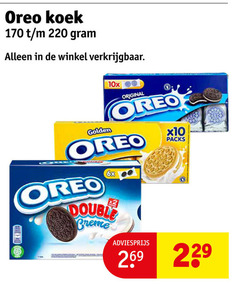  oreo biscuit koek golden 10x original 6x double 