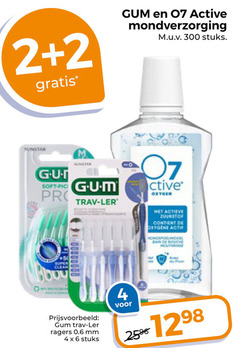  2 4 6 300 gum active mondverzorging stuks sunstar soft actieve contient actif sumer clean mm 